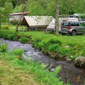 De camping in de Vogezen